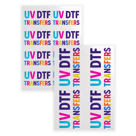 A3 UV DTF Transfers Sheet