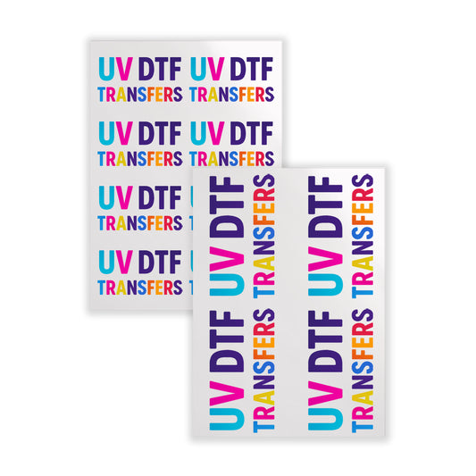 A4 UV DTF Transfers Sheet