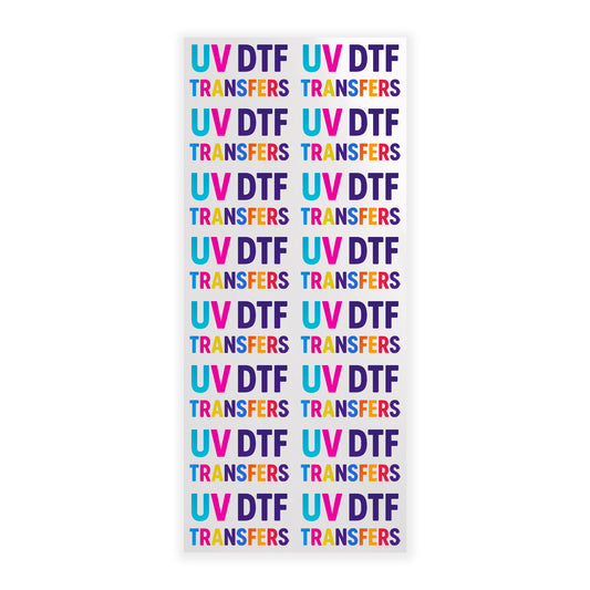 59x100cm UV DTF Transfers Gang Sheet