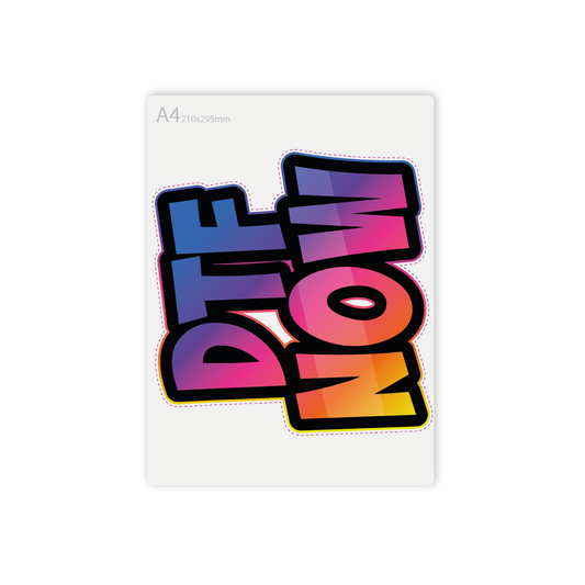 A4 Laminated Vinyl Stickers