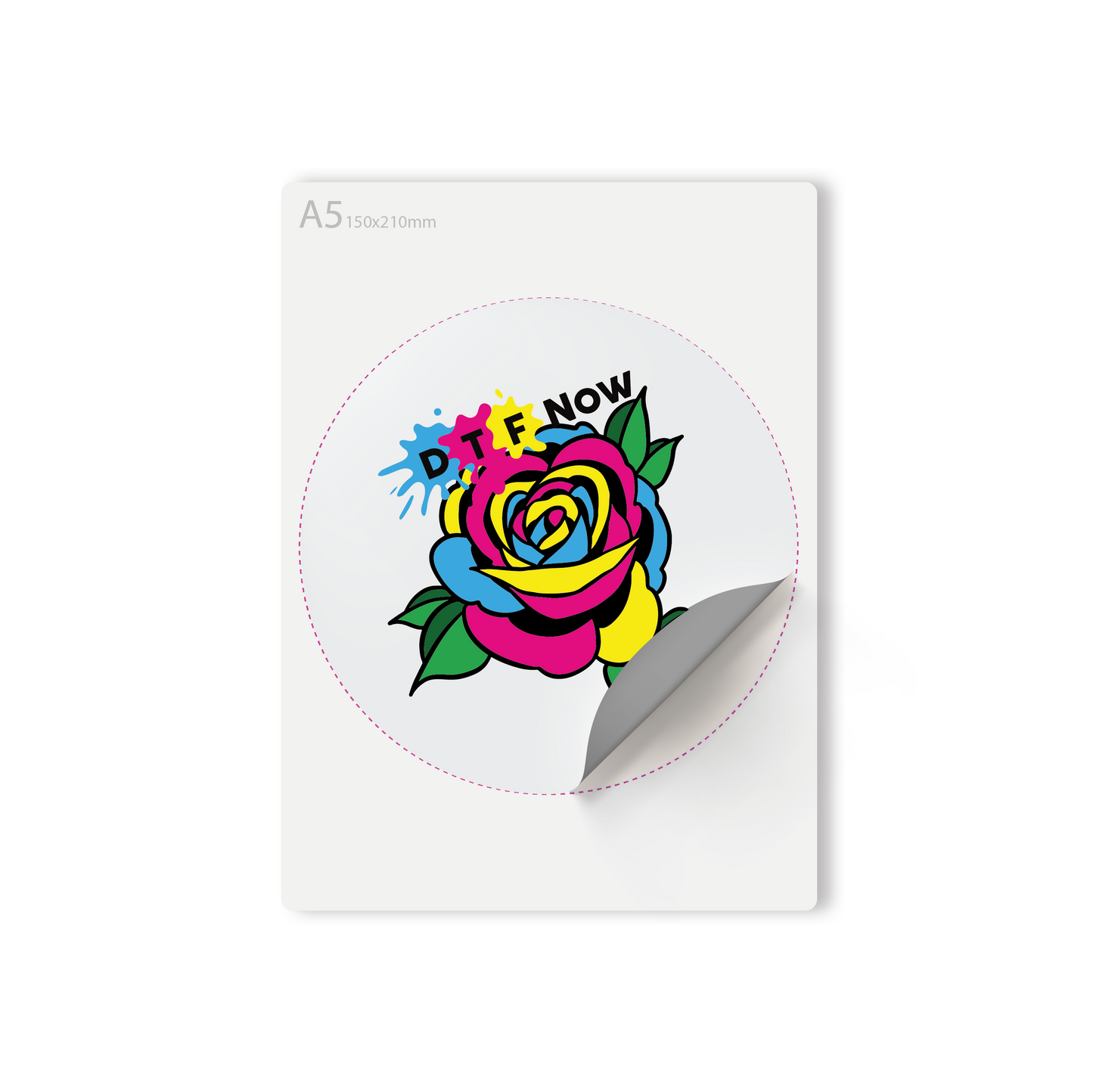 A5 Laminated Vinyl Stickers